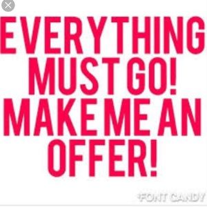 Reasonable offers accepted